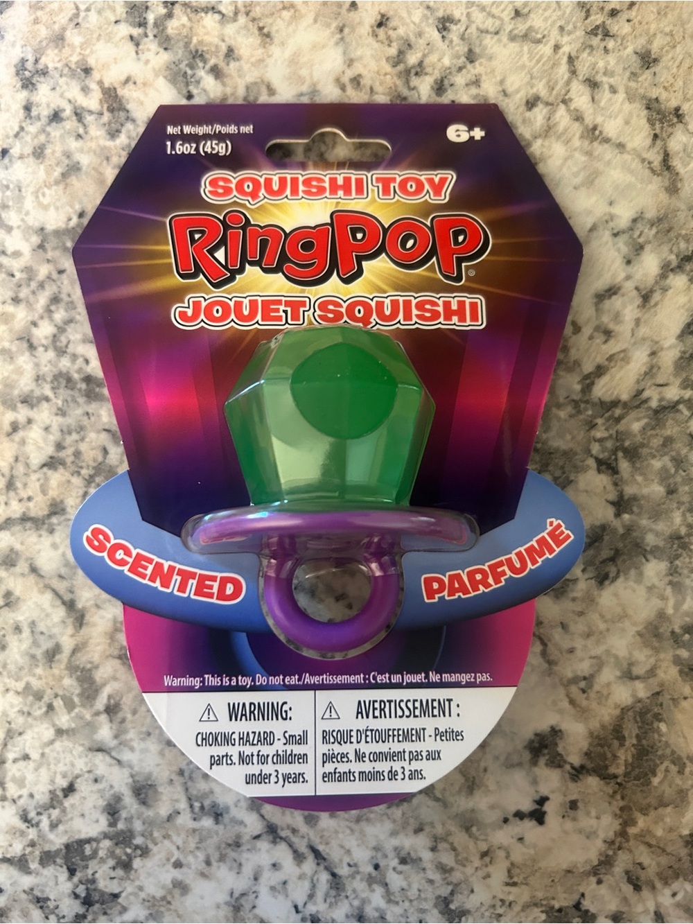 Ring Pop Squishy Fidget Toy